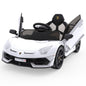 12V Electric Ride-On Car for Kids with Remote Control, LED Lights, and 2 Speed Options - Perfect Gift for Children