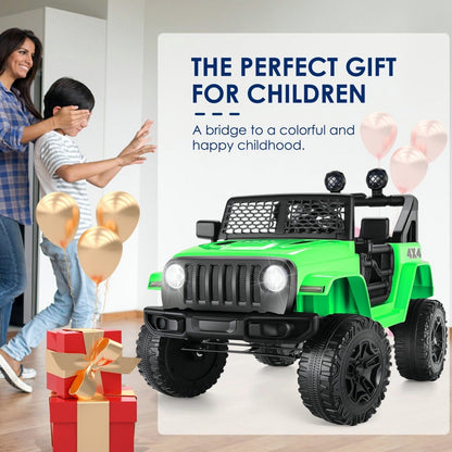 12V Electric Ride-On Car for Kids with Remote Control, MP3 Player, and LED Lights - Perfect Gift Toy