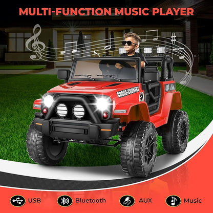 12V Electric Truck Toy for Kids with Remote Control - Ride On Car with 4 Wheels