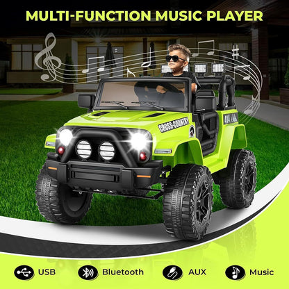 12V Electric Truck Toy for Kids with Remote Control - Ride On Car with 4 Wheels