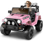 12V Electric Truck Toy for Kids with Spring Suspension & Remote Control