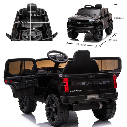 12V Electric Ride-On Car for Kids with Trunk, Remote Control, and MP3 Player