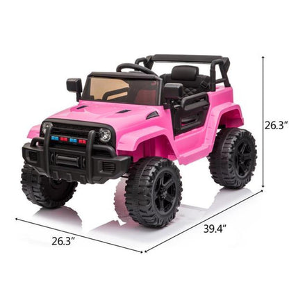 12V Electric Ride On Car Truck for Kids with Dual Drive, MP3 and USB, Remote Control Included