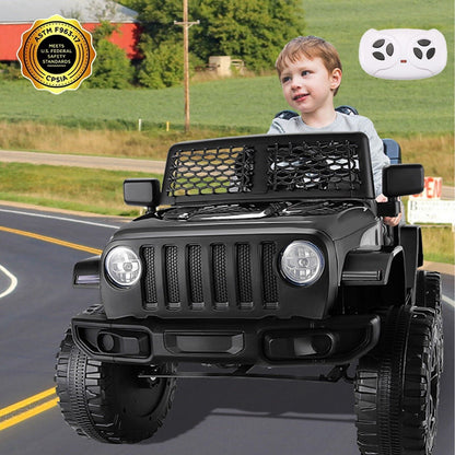 12V Kids Ride-on Truck JEEP with Remote Control and LED Lights