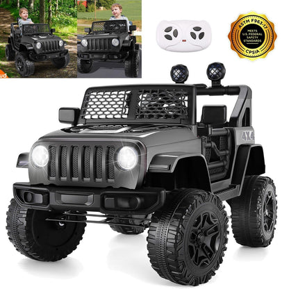 12V Kids Ride-on Truck JEEP with Remote Control and LED Lights