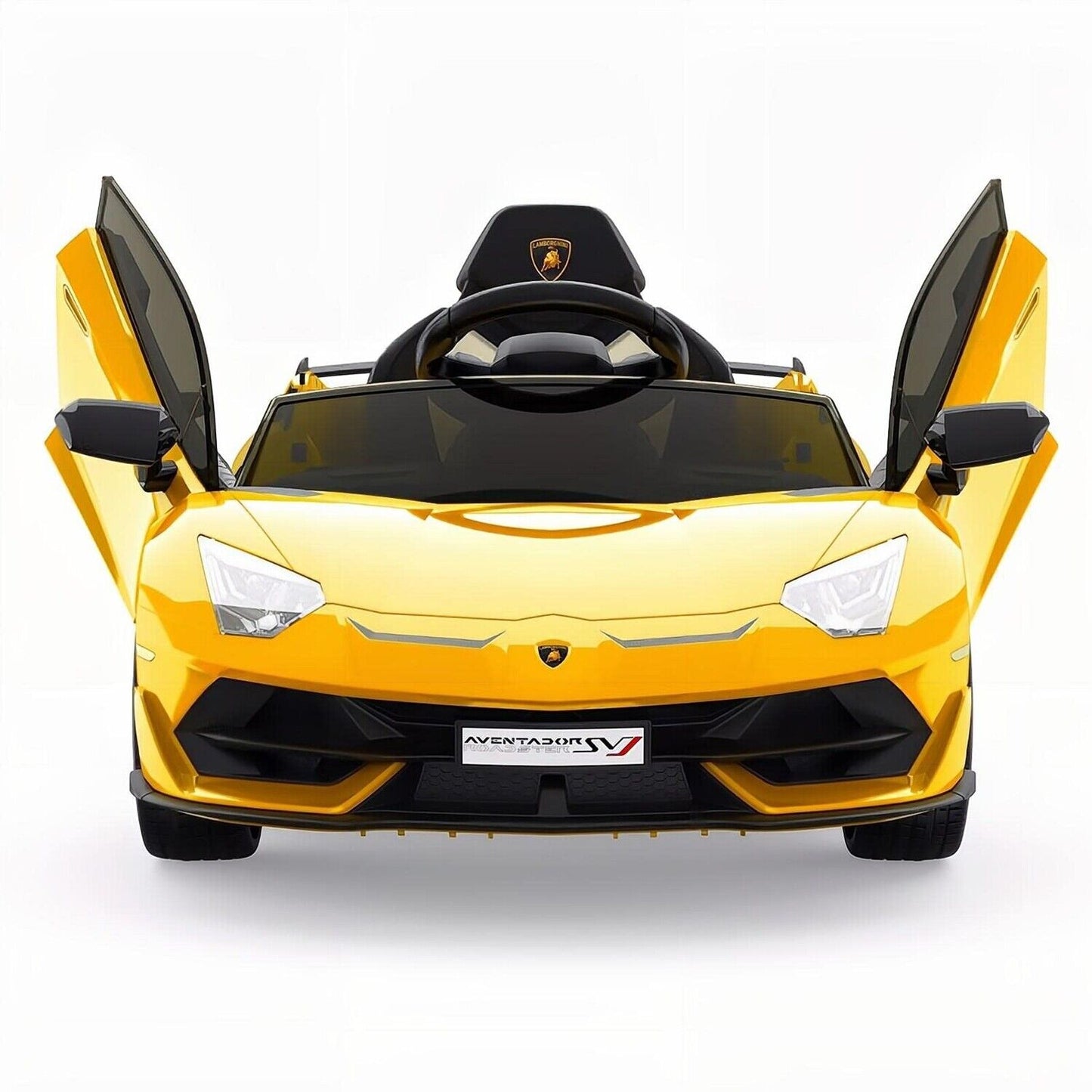 Electric Sports Car for Kids with 2 Speeds and LED Lights - 12V Ride-On Vehicle with Remote Control