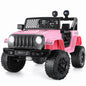 12V Electric Ride On Jeep Toy Car with USB, Bluetooth, and Remote Control for Kids