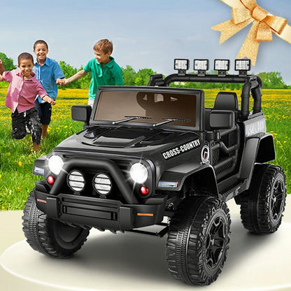 Electric Ride-On Car for Kids with Remote Control, 3 Speeds, USB and MP3 Compatibility