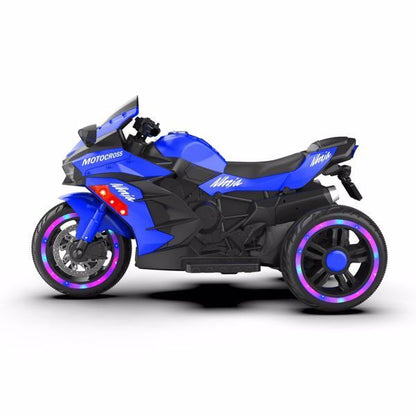 12V Electric Ride On Motorbike for Kids with Rechargeable Battery and 3 Wheels