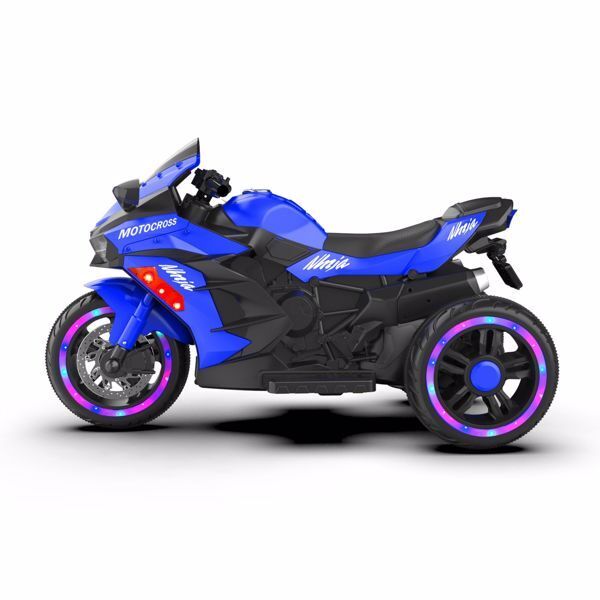 12V Electric Ride-On Motorcycle for Kids - Rechargeable 3 Wheel Motorbike