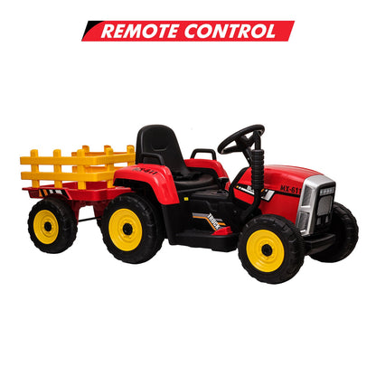 12V Electric Ride-On Tractor Car with Remote Control - Perfect Gift for Kids