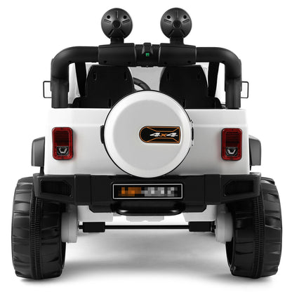12V Electric Ride-On Truck for Kids with MP3, LED Lights, USB, and Remote Control