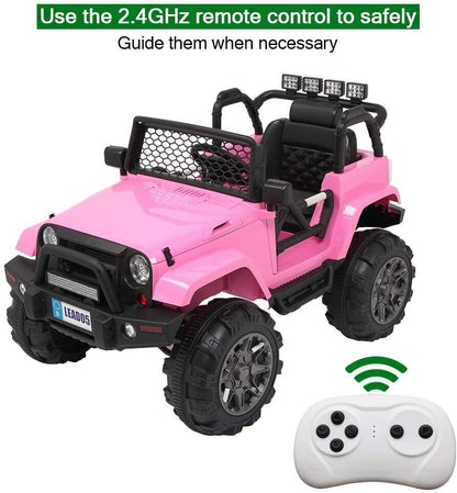 12V Electric Ride-On Truck for Kids with Remote Control