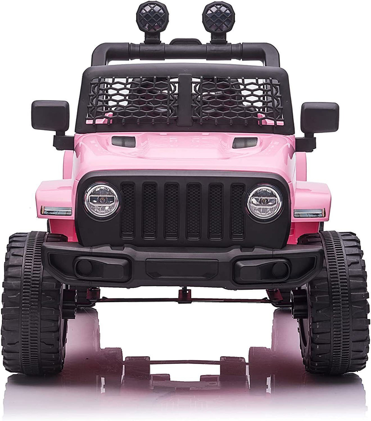 12V Electric Ride On Truck for Kids with Remote Control and LED Lights