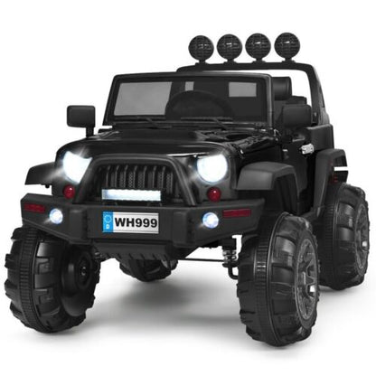 12V Electric Ride-On Truck for Kids with Remote Control and Magnetic Double Doors