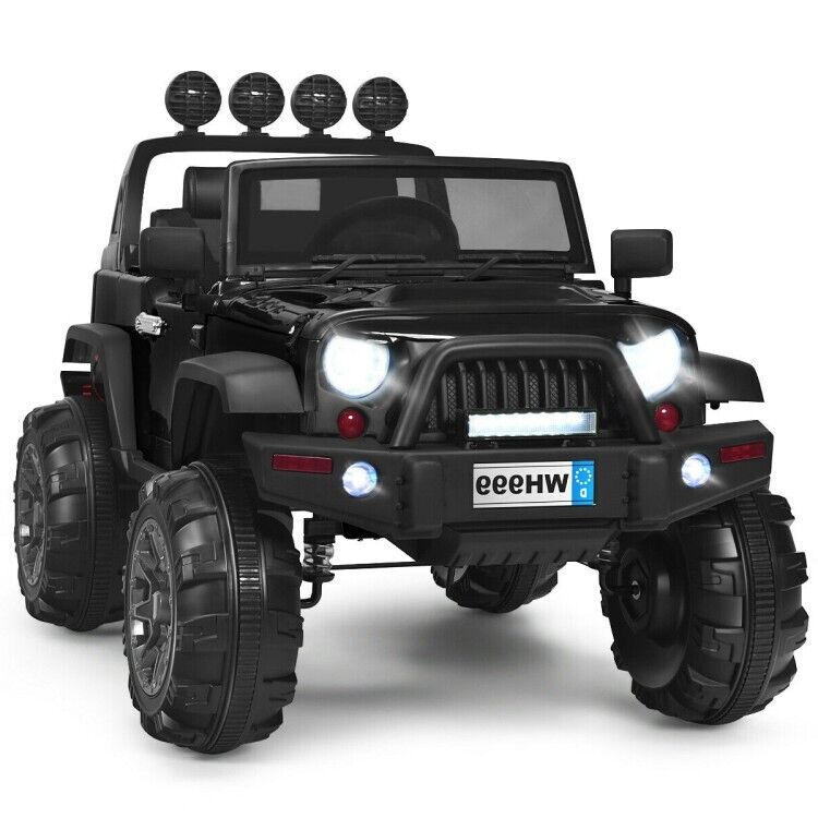 12V Electric Ride-On Truck for Kids with Remote Control and Magnetic Double Doors