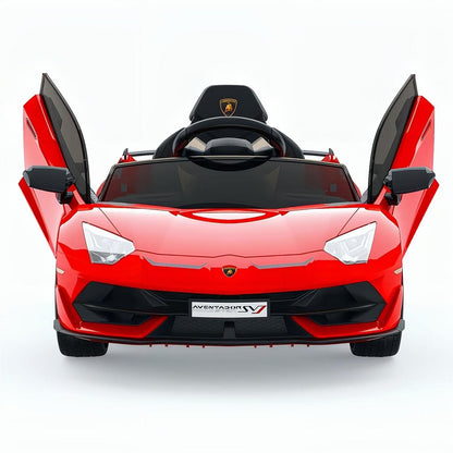 12V Electric Sports Car Toy for Kids with Remote Control and LED Lights - Perfect Christmas Gift