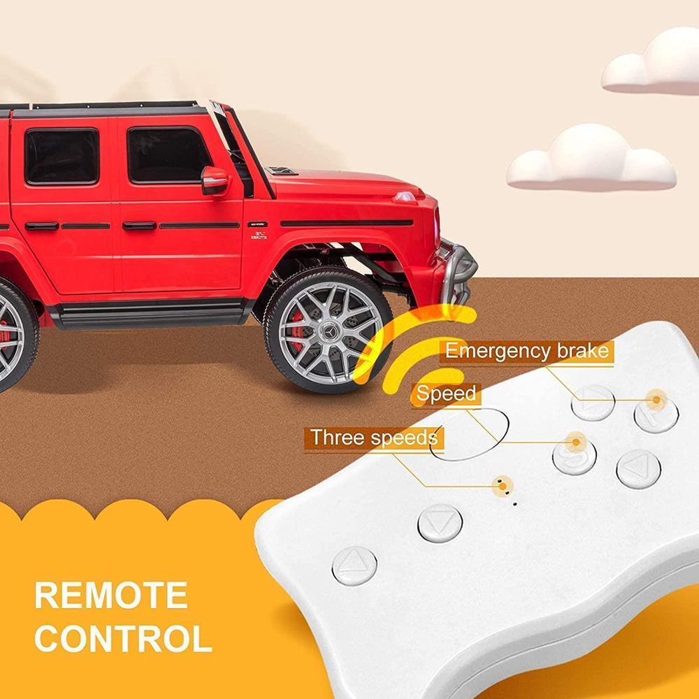 12V Electric SUV Style Ride On Car with Remote Control and Music for Off-Road Adventures