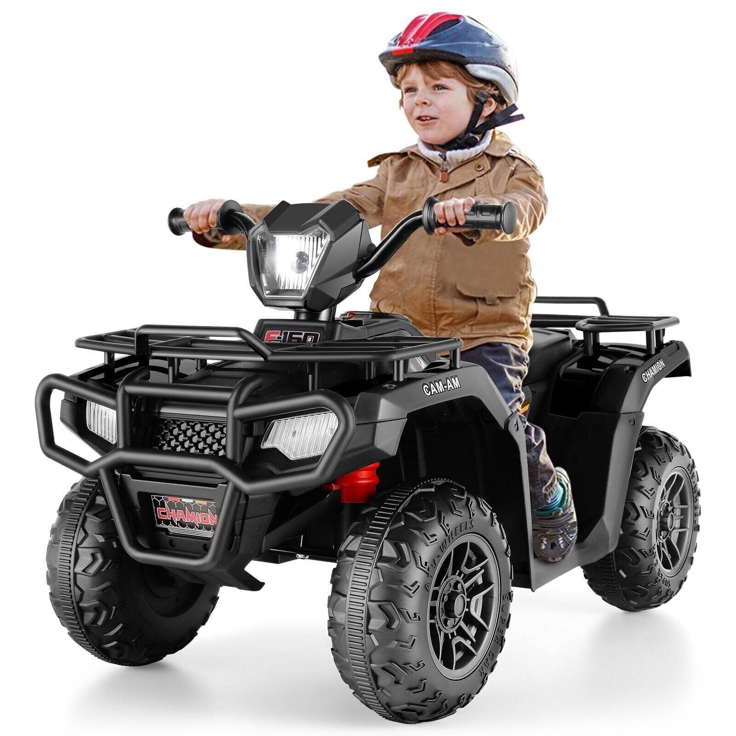 Electric 4-Wheeler ATV Quad for Kids with LED Lights, USB and MP3 Player - Suitable for Girls and Boys Aged 2-5 Years