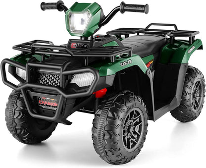 Electric 4-Wheeler ATV Quad for Kids with LED Lights, USB and MP3 Player - Suitable for Girls and Boys Aged 2-5 Years