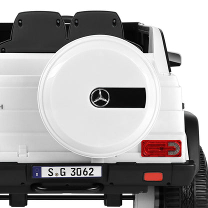 Mercedes-Benz 12V Kids Ride On Car with Music, LED Lights, Bluetooth, and Remote Control