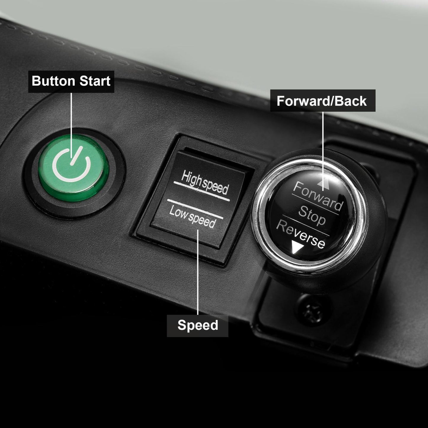 12V Green Electric Ride On Car for Kids with Remote Control - Inspired by Bentley Design