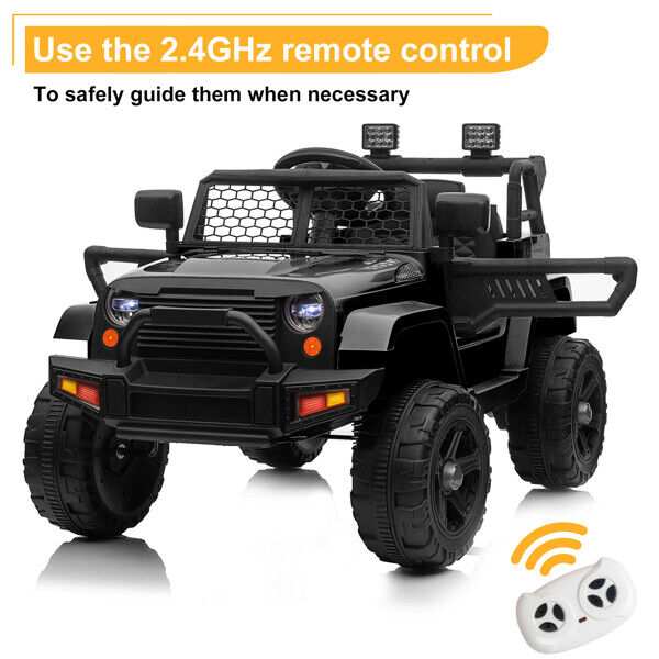 12V Jeep Ride On Car for Kids with Remote Control - Perfect Gift!