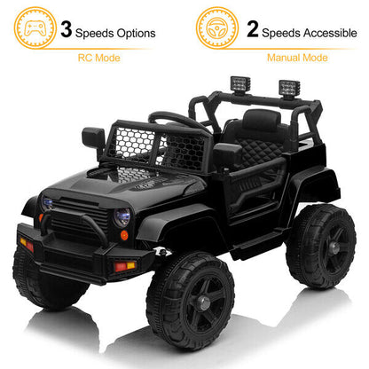 12V Jeep Ride On Car for Kids with Remote Control - Perfect Gift!