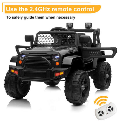 12V Jeep Ride On Car for Kids with Remote Control - Perfect Gift!