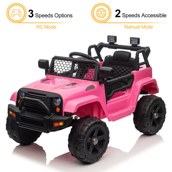 12V Jeep Ride On Car for Kids with Remote Control - Perfect Gift!