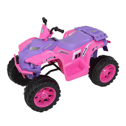 12V Kids ATV Car Ride-On Toy with Bluetooth Music & LED Lights