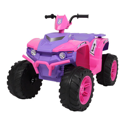 12V Kids ATV Car Ride-On Toy with Bluetooth Music & LED Lights