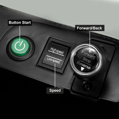 12V Electric Bentley Style Ride On Car for Kids with Remote Control and AUX