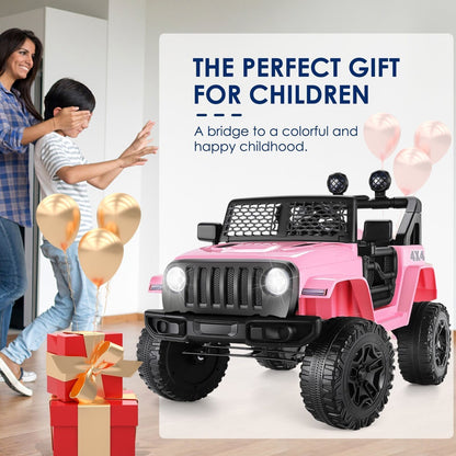 12V Kids Ride-On Car Truck with MP3, Bluetooth, and Parental Remote Control