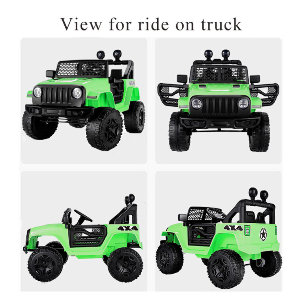 12V Kids Ride-On Car Truck with MP3, Bluetooth, and Parental Remote Control