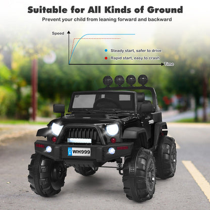 12V Kids Ride on Truck with 2.4GHz Remote Control - Electric Vehicle for Children