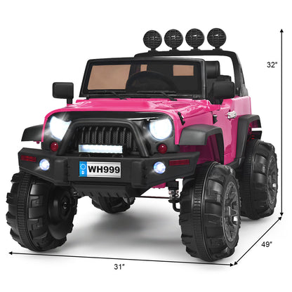 12V Kids Ride on Truck with 2.4GHz Remote Control - Electric Vehicle for Children