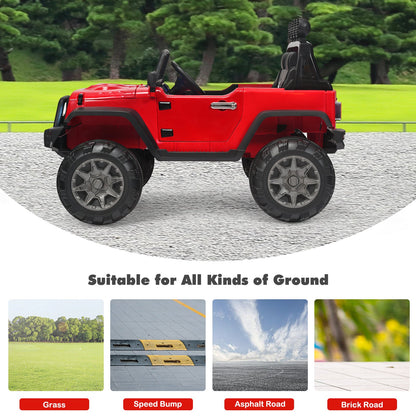 12V Kids Ride on Truck with 2.4GHz Remote Control - Electric Vehicle for Children