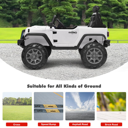 12V Kids Ride on Truck with 2.4GHz Remote Control - Electric Vehicle for Children