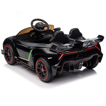 12V Lamborghini Poison Small Dual Drive Sports Car with Remote Control - 4.5AH Battery