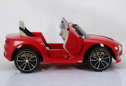 12V Licensed Bentley Style Electric Ride-On Car with LED Lights and Remote Control for Kids