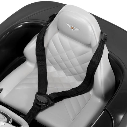 Electric Kids Ride On Car with 2 Speeds and Remote Control - Bentley Style Motorized Vehicle