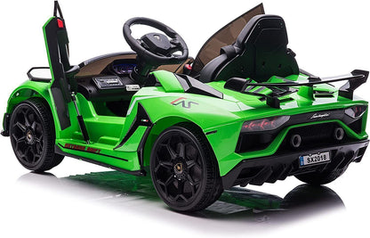 Licensed Lamborghini SVJ 12V Battery Powered Electric Ride-On Car for Kids
