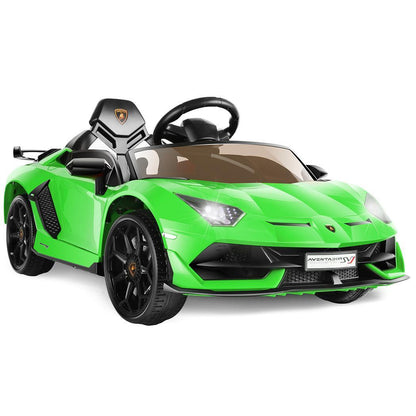 12V Licensed Lamborghini Electric Ride-On Toy with Remote Control for Kids