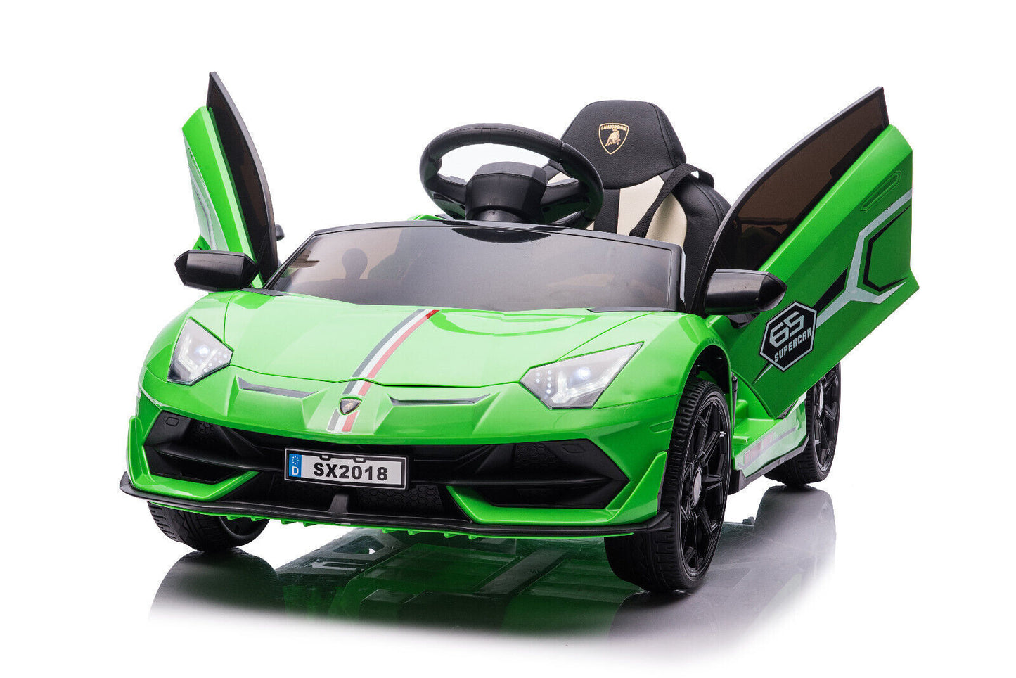 12V Licensed Lamborghini Kids Car Toy with Hydraulic Doors