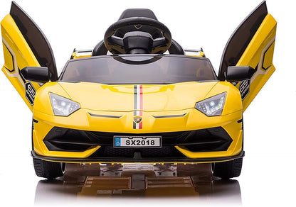 12V Licensed Lamborghini Kids Car Toy with Hydraulic Doors