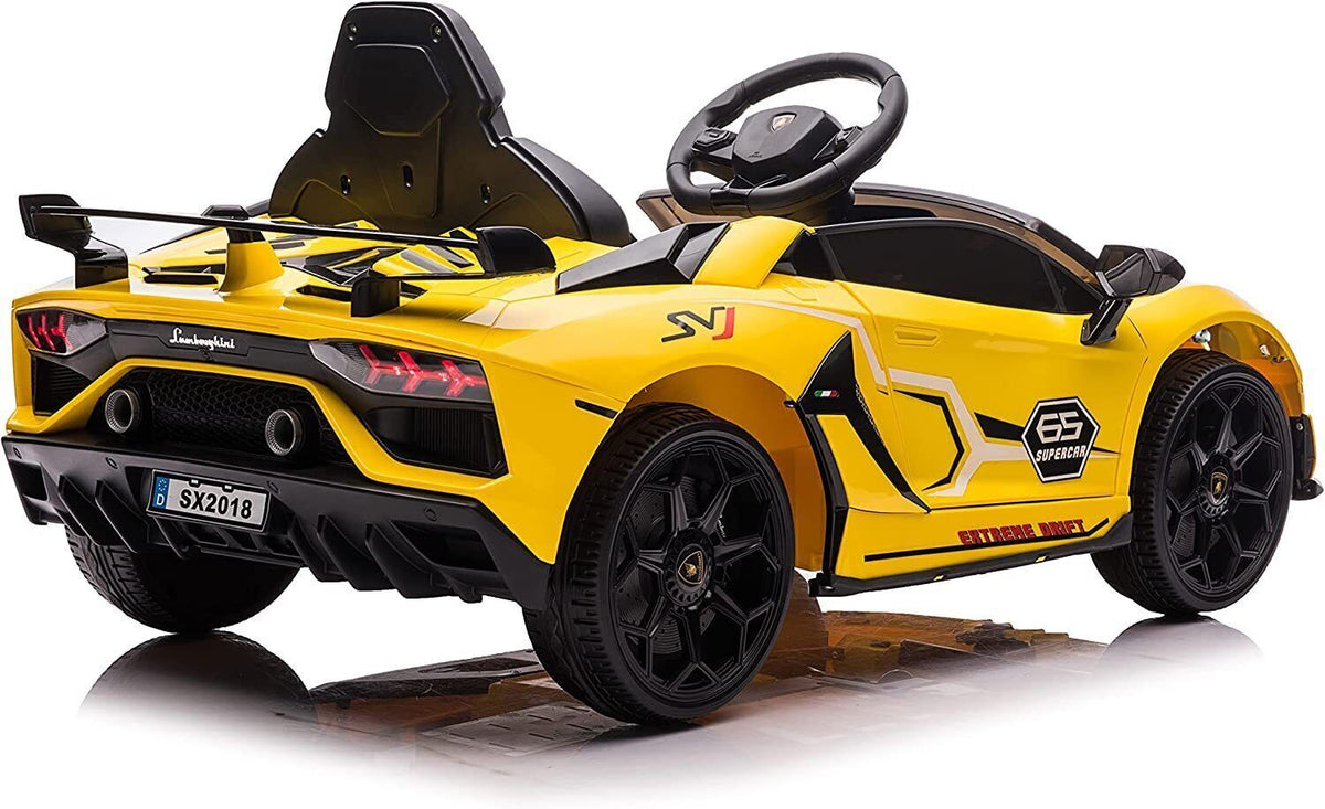 12V Licensed Lamborghini Kids Car Toy with Hydraulic Doors