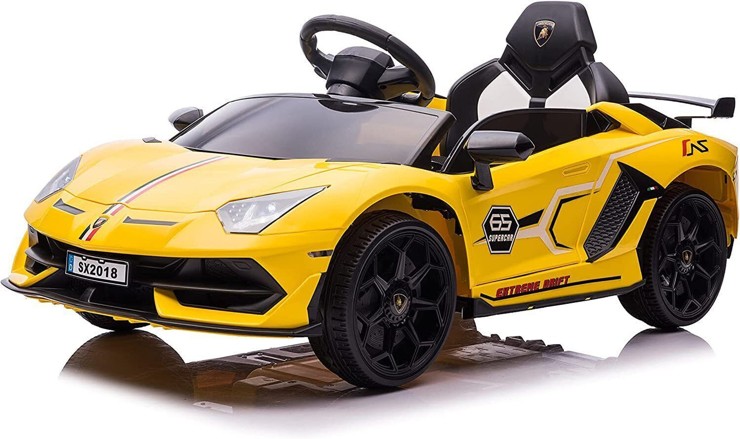 12V Licensed Lamborghini Kids Ride On Car with Remote Control and Music