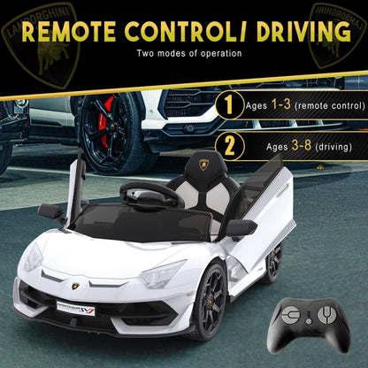 12V Licensed Lamborghini/McLaren Kids Ride On Car with Remote Control - Electric Gift for Children