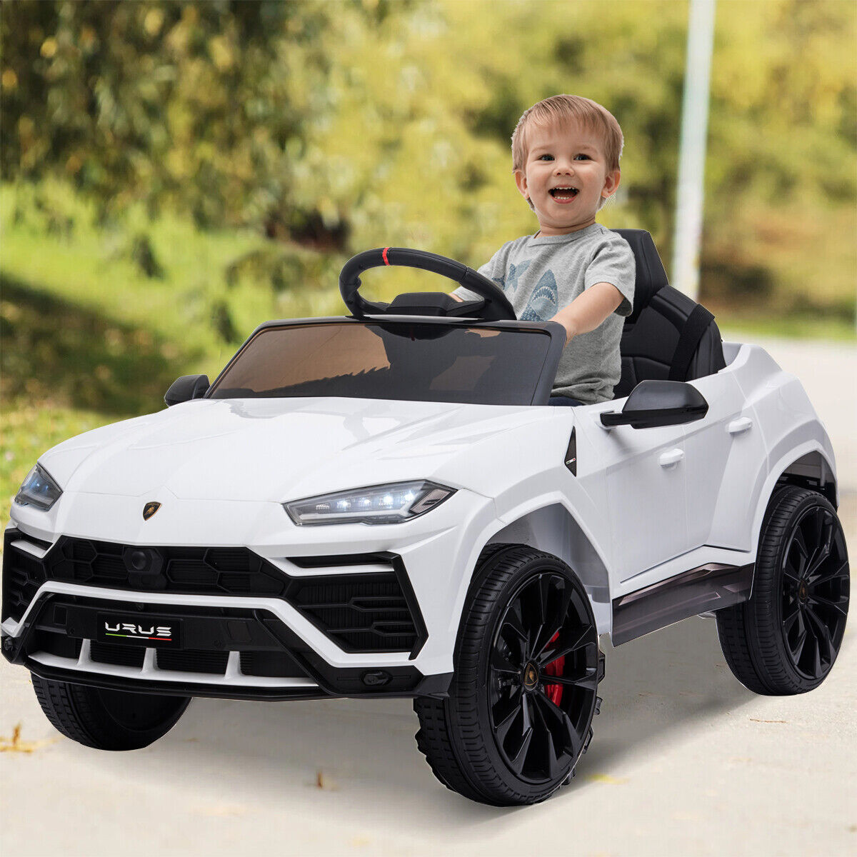 12V Licensed Lamborghini Ride On Car - Battery Powered Sports Car Toy for Kids